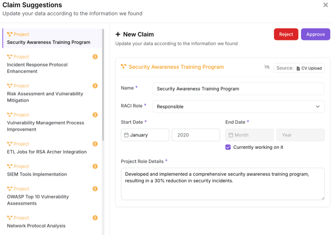 Automatically update your resume